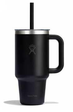 Picture of 32OZ TRAVEL TUMBLER CLEAR LID BLACK